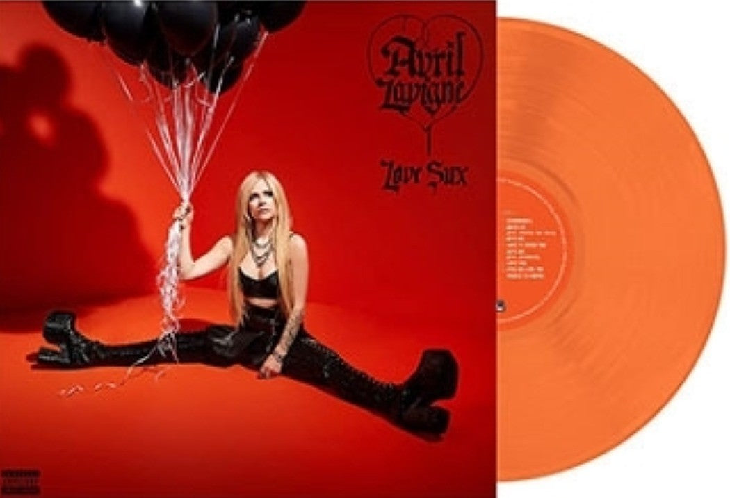 Avril Lavigne Love Sux LP Album vinyl record 2022 limited Orange on DTA