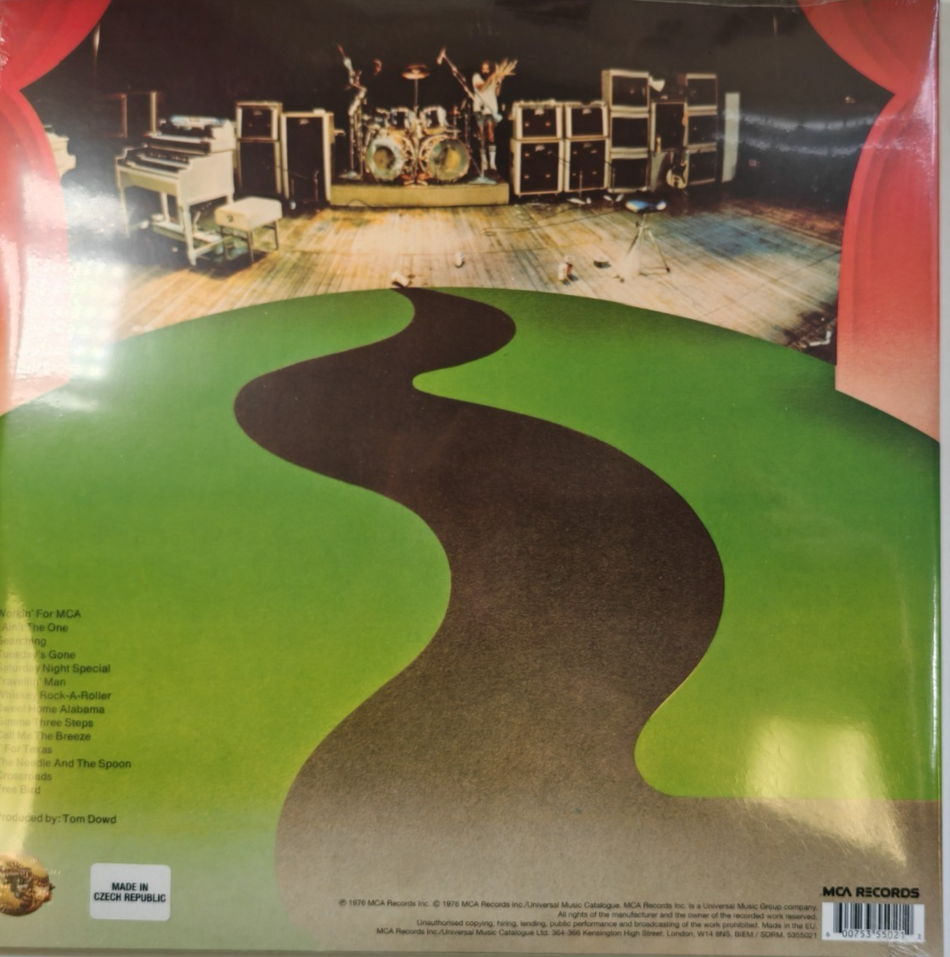Lynyrd Skynyrd One More From The Road LP Album vinyl record 2015 reissue 180gram