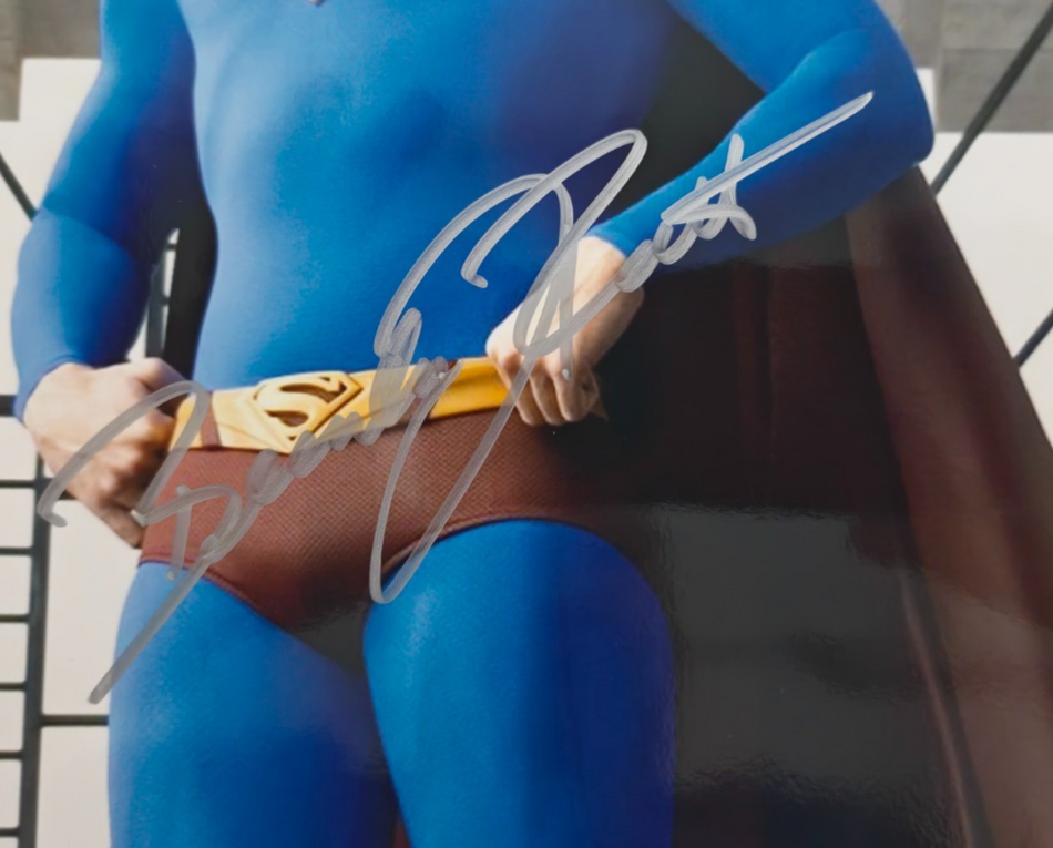 Brandon Routh Superman Hand Signed Photo autograph Size A4with Cert