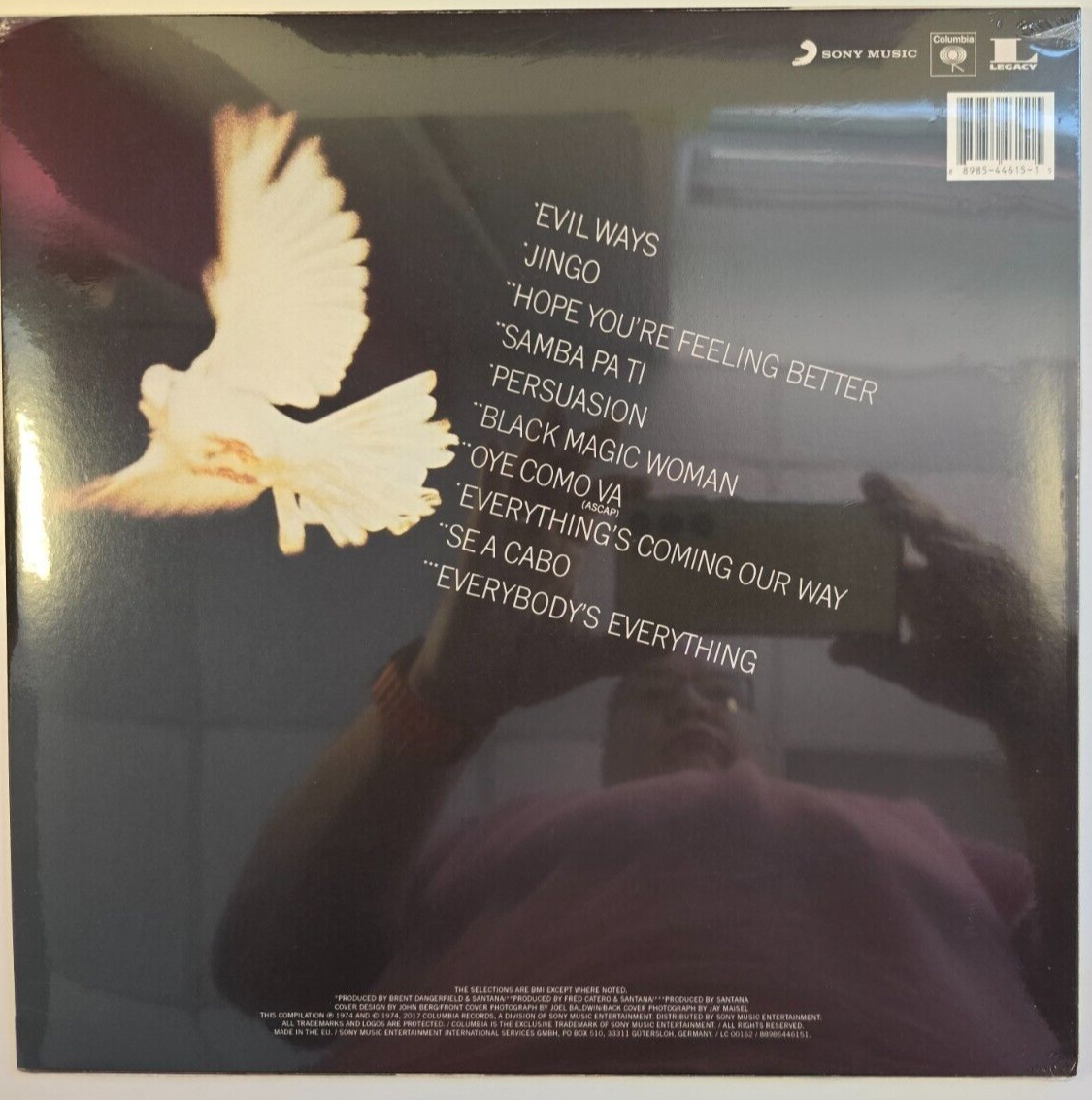 Santana – Santana's Greatest Hits LP Album vinyl record 2017 compilation reissue