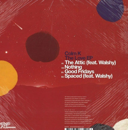 Colm K – The Love EP EP Vinyl Record on Bastard Jazz 2013