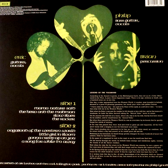 Thin Lizzy Vagabonds Of The Western World LP Album vinyl record limited yellow