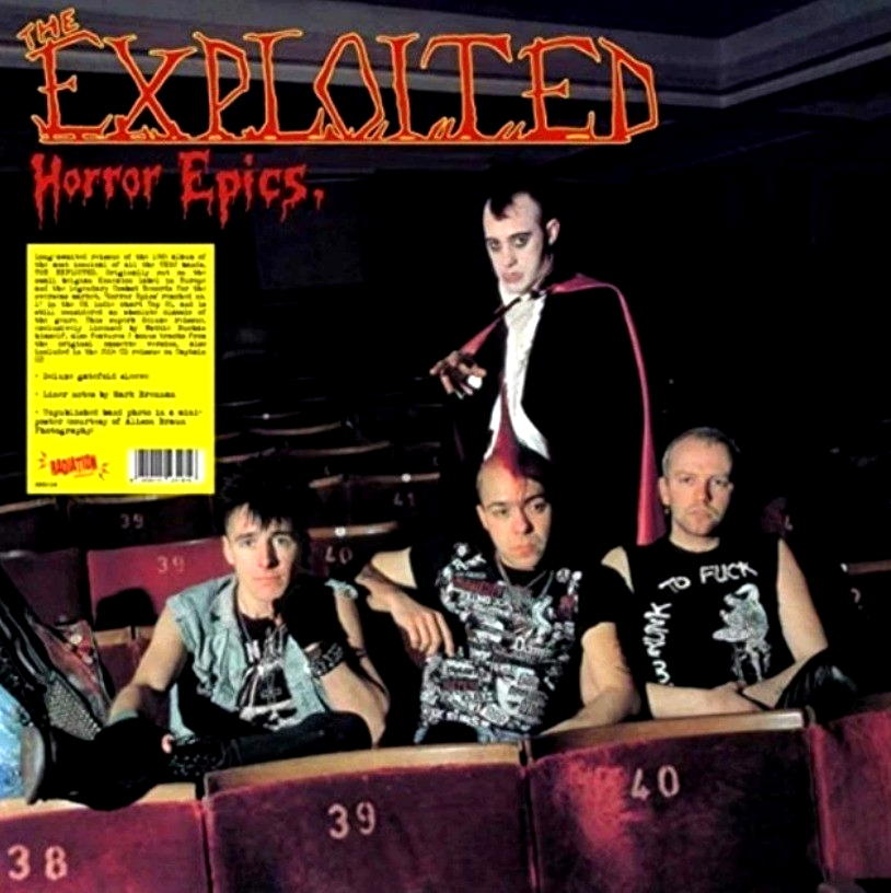 The Exploited Horror Epics LP Album vinyl record 2020 reissue on radiation