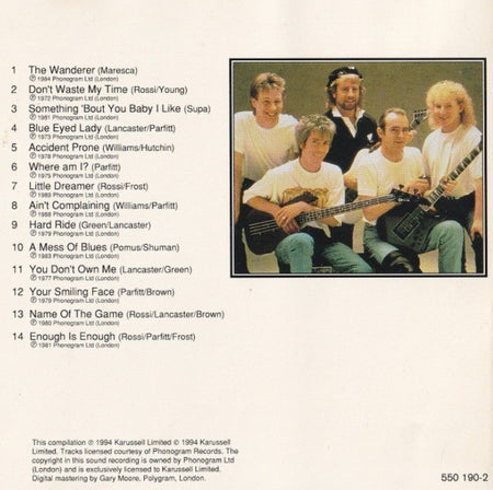 Status Quo – It's Only Rock & Roll CD Album Compilation 1994 on Specrtrum