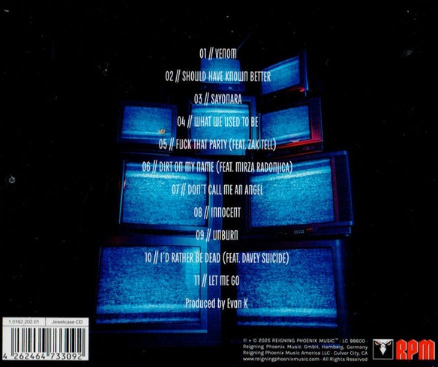 Enemy Inside Venom CD Album 2025 on Reigning Phoenix Music