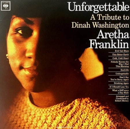 Aretha Franklin – Unforgettable (A Tribute To Dinah Washington) LP Album record