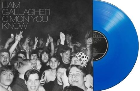 Liam Gallagher C'mon You Know LP Album vinyl record 2022 limited Blue on Warner