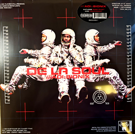 De La Soul  AOI Bionix LP Album vinyl record 2 x Reissue 2023 on AOI Records