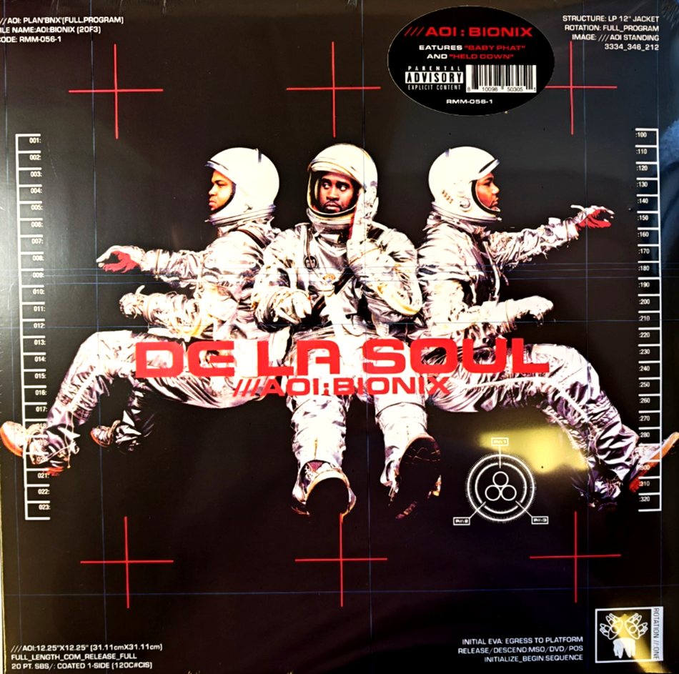De La Soul  AOI Bionix LP Album vinyl record 2 x Reissue 2023 on AOI Records
