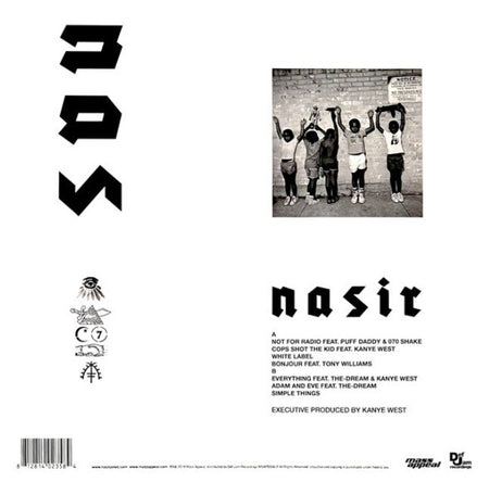Nas – Nasir LP Album vinyl record 2018 on Def Jam Recordings Hip Hop Black