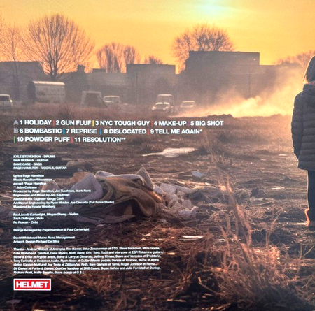 Helmet - Left LP Album vinyl record 2023 black issue on Ear Music
