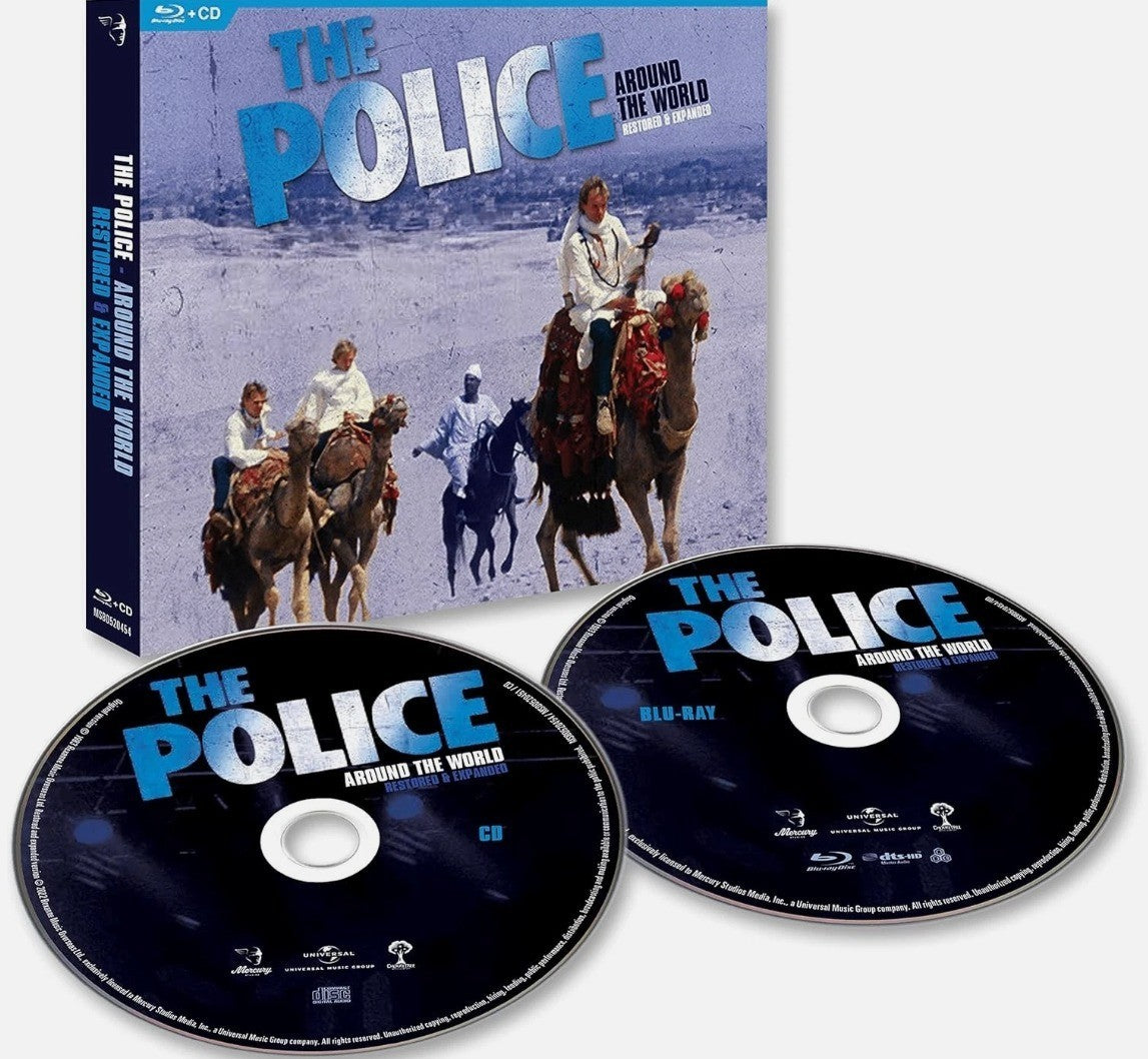 The Police Around The World Restored & Expanded CD and Blu Ray  in Digipak