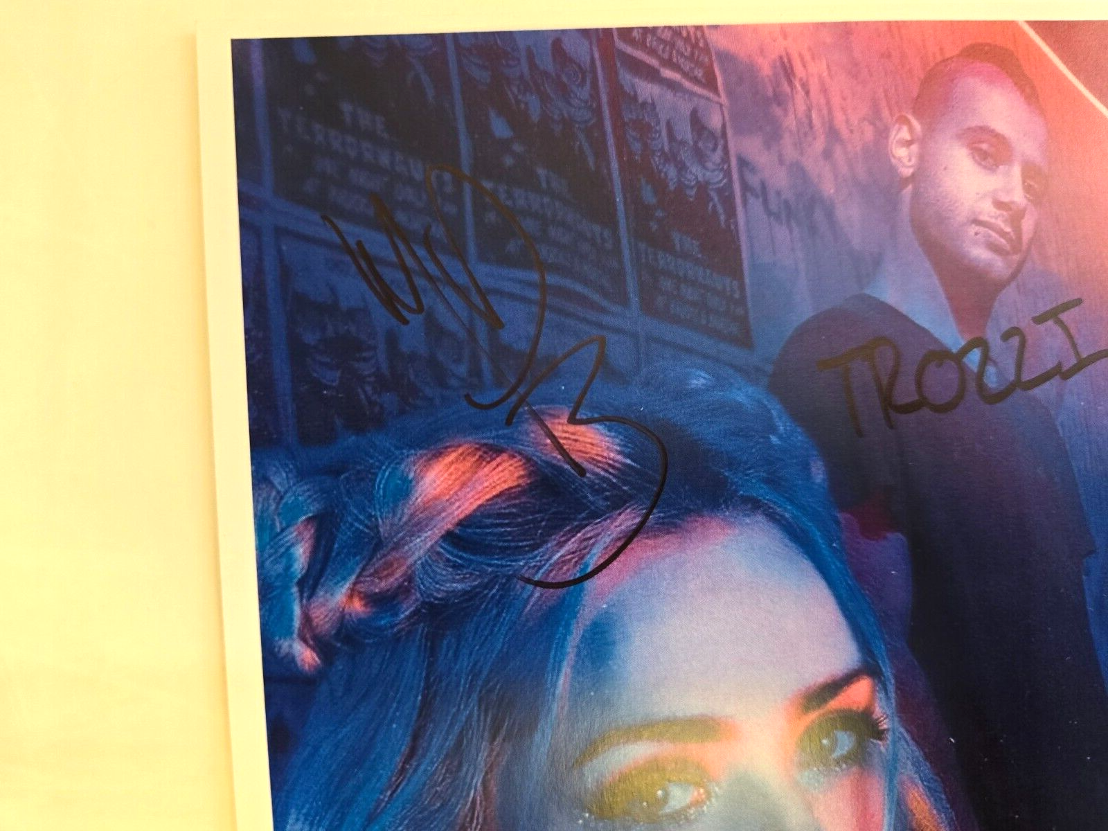 Sumo Cyco Signed presentation A4 on glossy print by Band Members