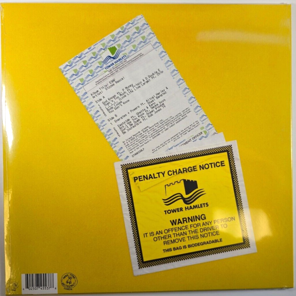 Dizzee Rascal  E3 AF LP Vinyl record 2020 Hip Hop Grime on Dirtee Stank