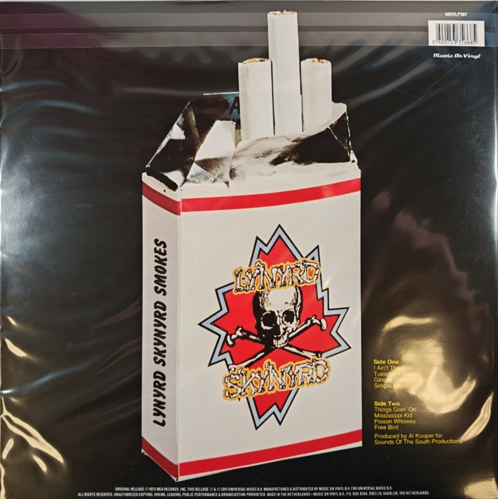 Lynyrd Skynyrd Pronounced 'Lĕh-'nérd 'Skin-'nérd LP Album vinyl record remaster
