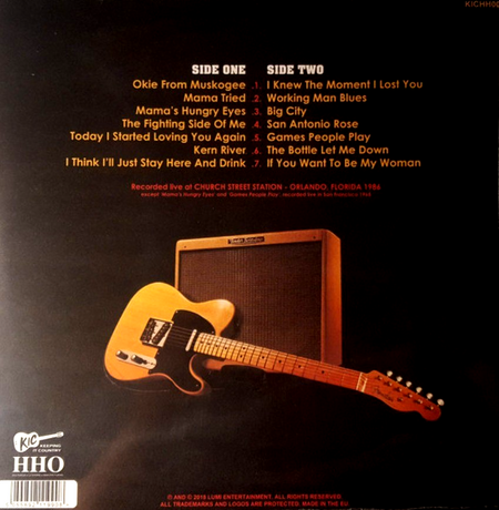 Merle Haggard Muskogee Blues  LP Album vinyl record 2018 reissue country import