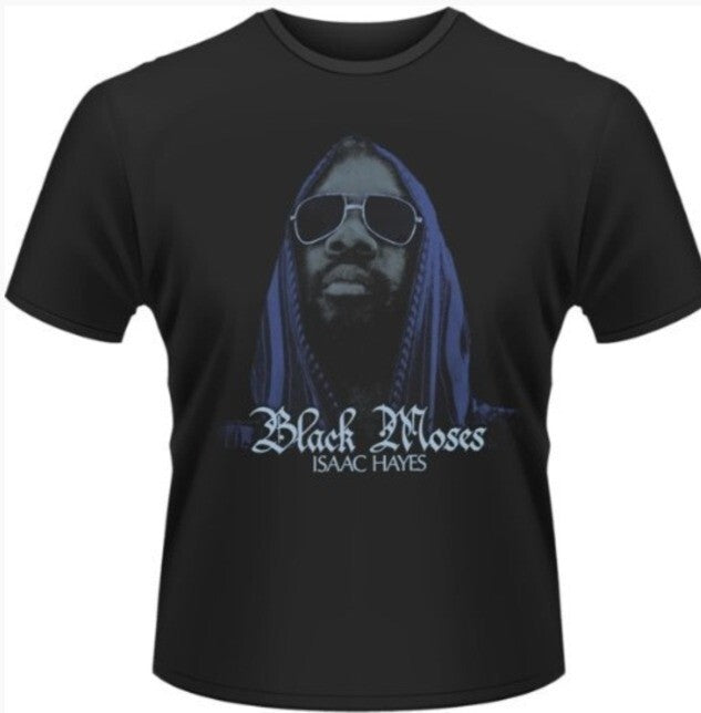 Isaac Hayes Black Moses Unisex T Shirt black with Motif small official Merch