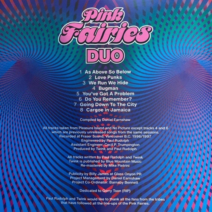 Pink Fairies Duo CD Album 2021 reissue Psychedelic Rock compilation