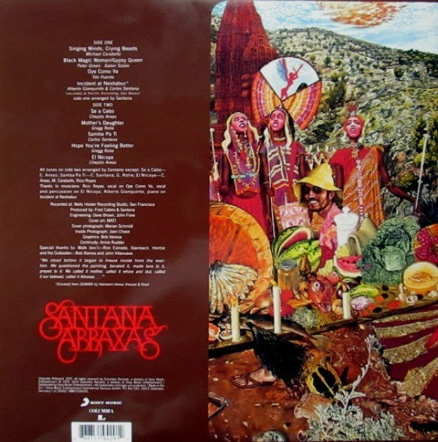 Santana Abraxas LP Album vinyl record 2016 remastered 180g reissue on Columbia
