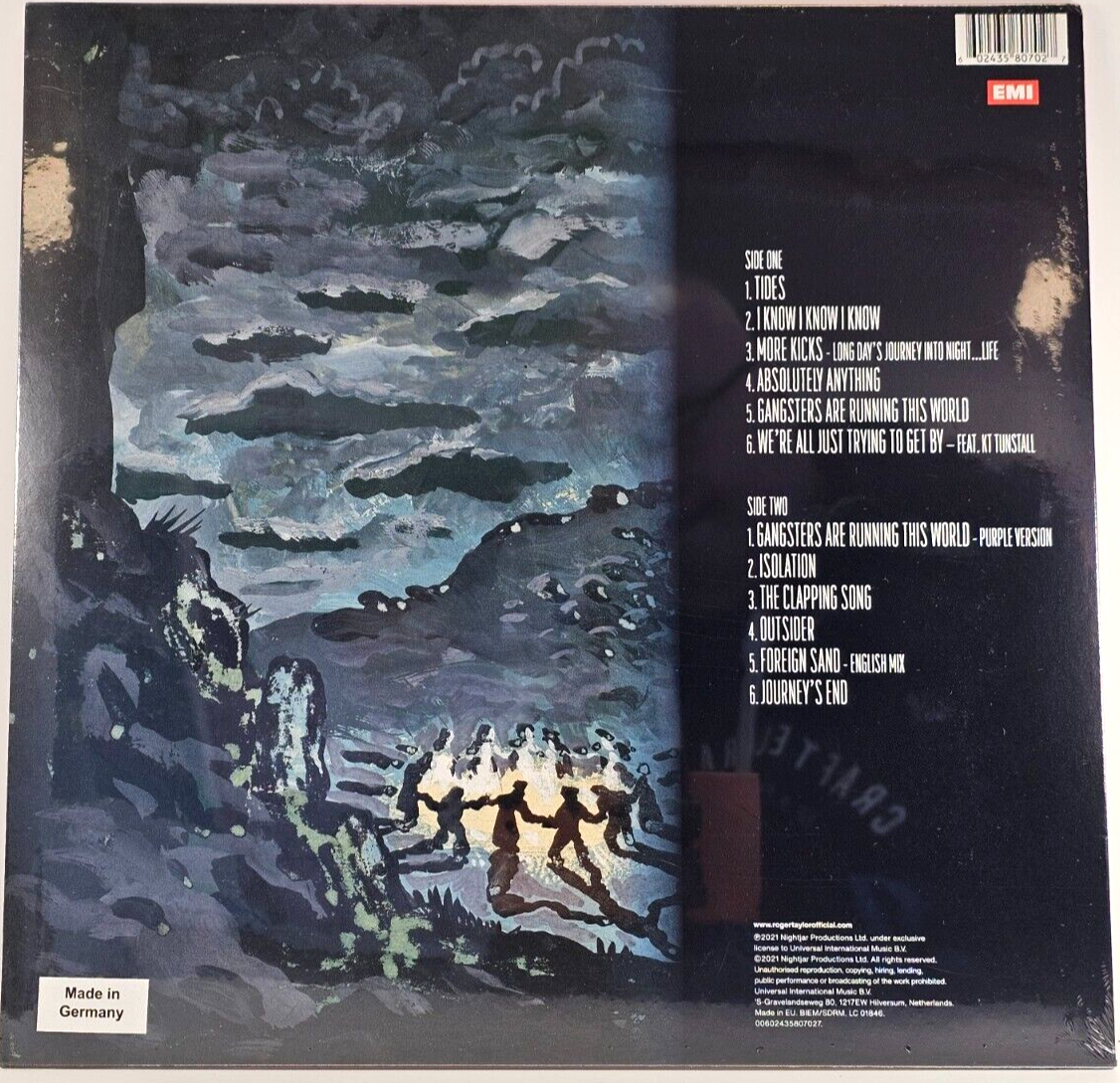 Roger Taylor – Outsider limited blue LP Album vinyl record blues rock on EMI New
