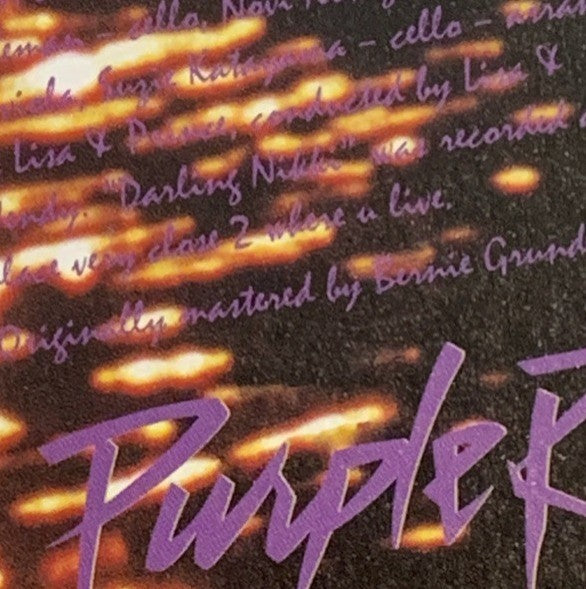 Prince And The Revolution Purple Rain LP Album vinyl record 2017 with Poster