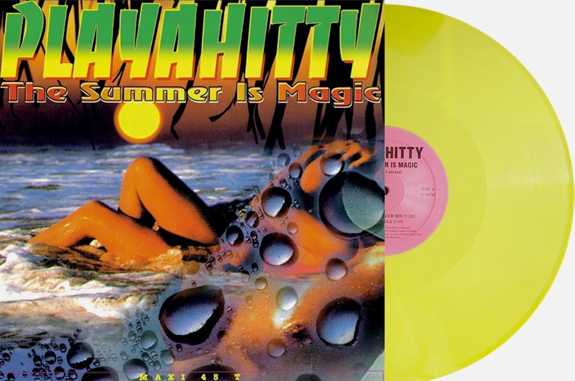 Playahitty The Summer Is Magic 12" vinyl record black 2026 yellow reissue