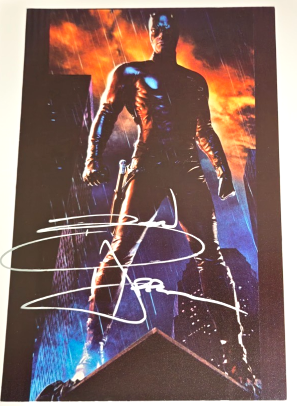 Ben Affleck Daredevil Hand Signed Photo autograph Size A4 with Cert
