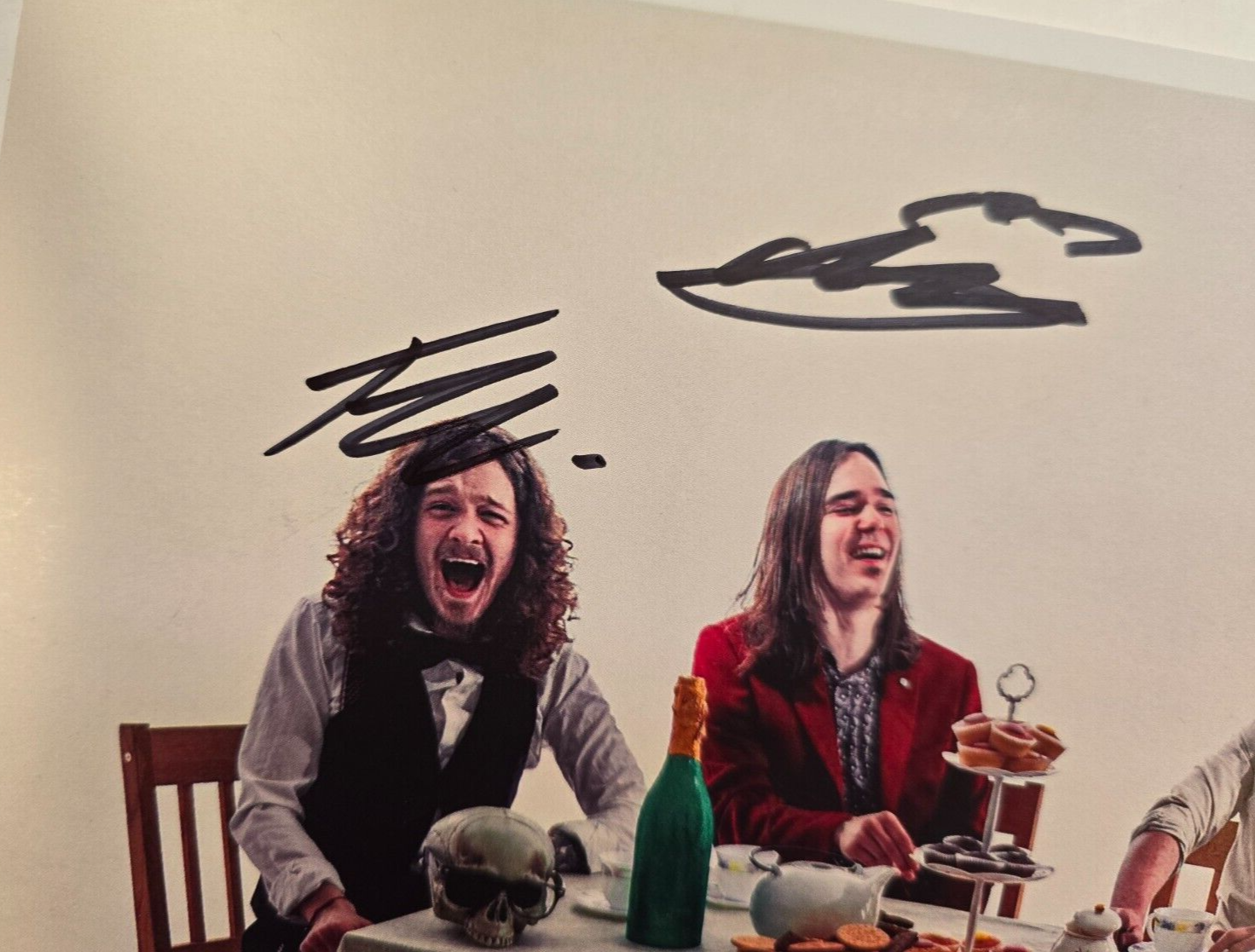 Mother Vulcher Hand Signed presentation size A4 print by Band Members