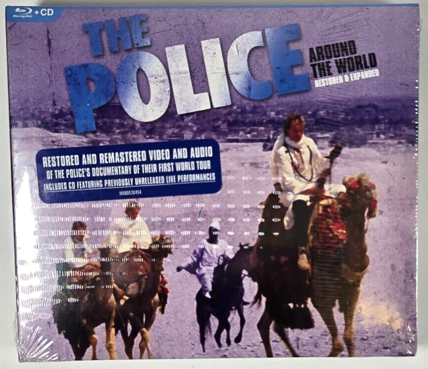 The Police Around The World Restored & Expanded CD and Blu Ray  in Digipak