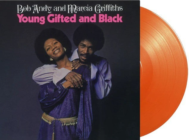Bob Andy & Marcia Griffiths Young Gifted And Black LP Album vinyl record orange