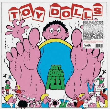 Toy Dolls Fat Bob's Feet Vinyl LP Album Reissue limited Blue with Poster 2023 Oi