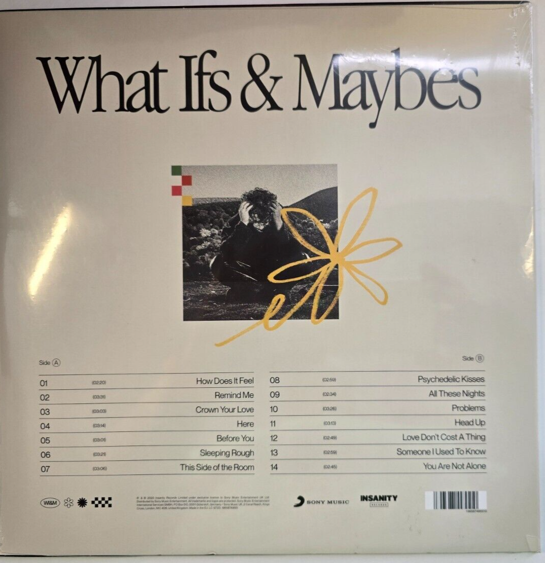 Tom Grennan - What Ifs & Maybes LP Album viny 2022 on Sony pop rock
