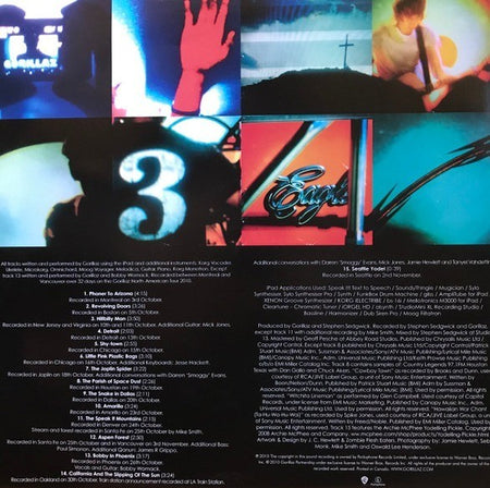 Gorillaz The Fall LP Album vinyl record 2019 black reissue on Parlophone