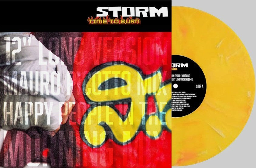 Storm – Time To Burn 12" vinyl record limited yellow remastered reissue 2026