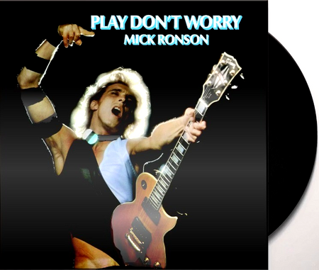 Mick Ronson Play Don't Worry LP Album vinyl record 2017 Blue Swirl limited ed