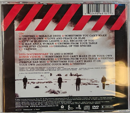 U2 - How to Dismantle an Atomic Bomb 2004 CD on Island Malaysia Import