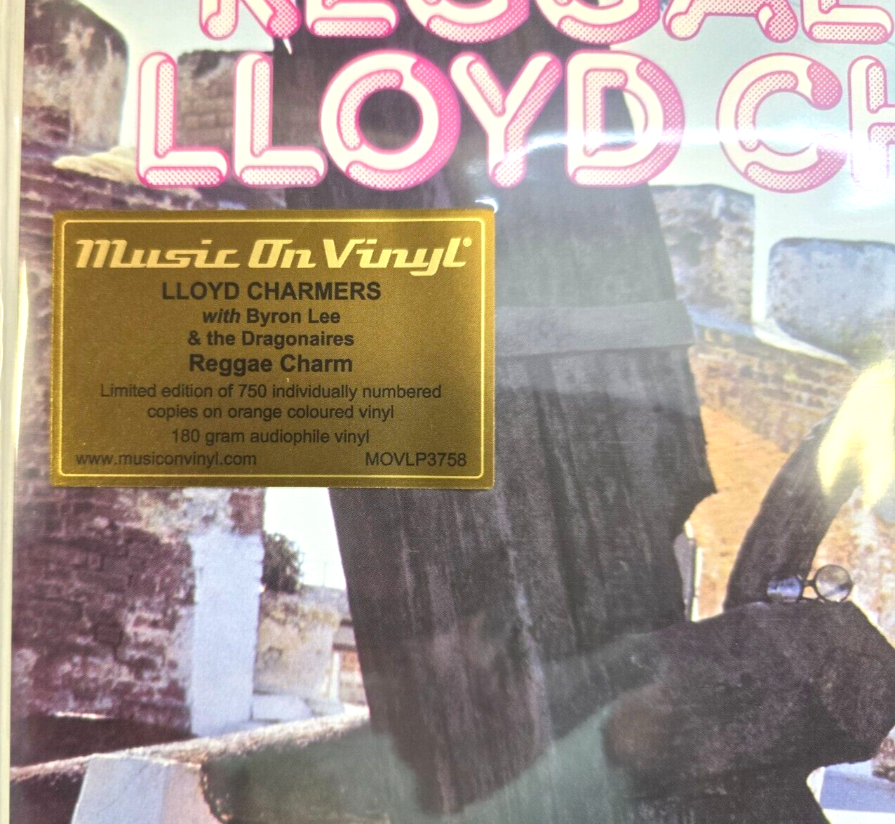 Lloyd Charmers Reggae Charm LP Album vinyl record limited orange numbered