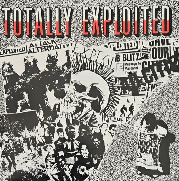 The Exploited – Totally Exploited LP Album vinyl record Radiation Reissues red