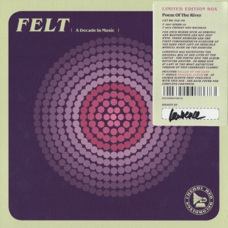 Felt Poem Of The River  CD + 7" Vinyl Boxset signed limited edition