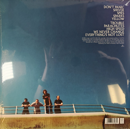 Coldplay Parachutes LP Album Vinyl Record limited Yellow Anniversary Edition