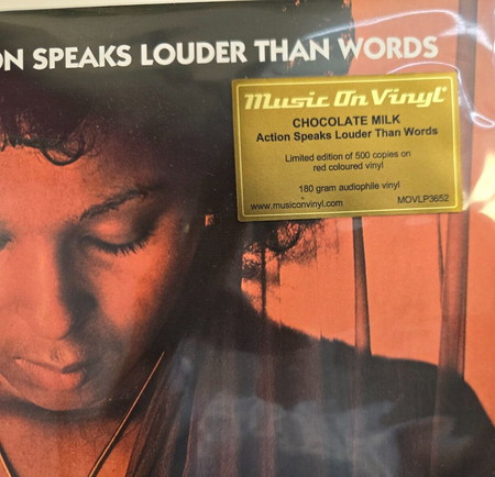 Chocolate Milk Action Speaks Louder Than Words LP Album vinyl record limited red