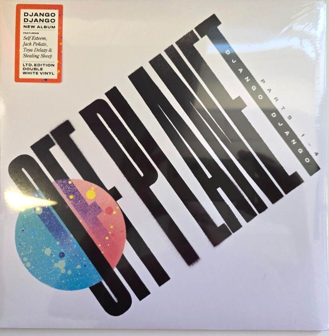 Django Django Off Planet Parts 1-4 LP Album vinyl record limited 2 x white 2023