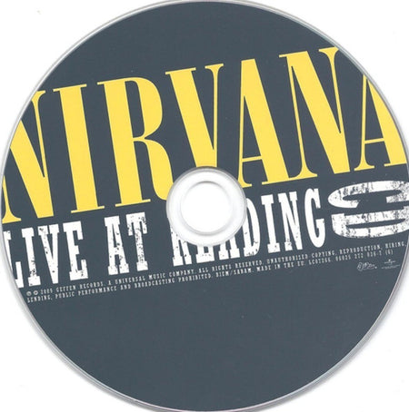 Nirvana Live At Reading CD Album 2009 remastered reissue on DCG