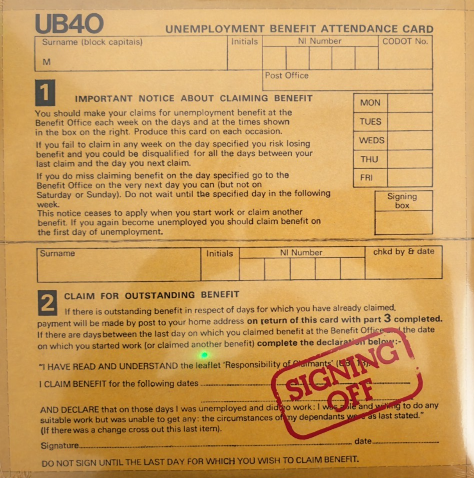 UB40 Signing Off LP Album vinyl record limited Red Reissue remastered 2021