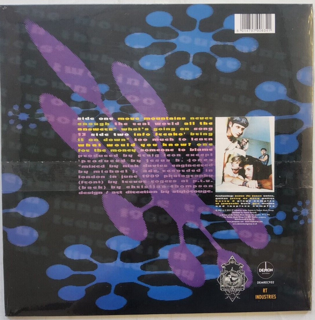 Jesus Jones Liquidizer 2022 limited green LP Album vinyl record NEW on demon 