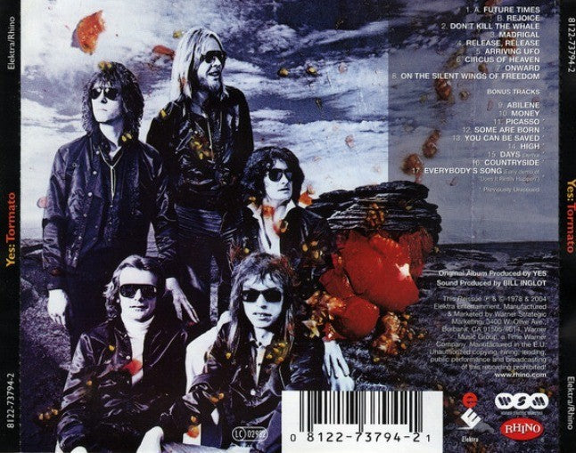 Yes Tormato CD Album 2004 remastered reissue Edition on Rhino Music prog rock