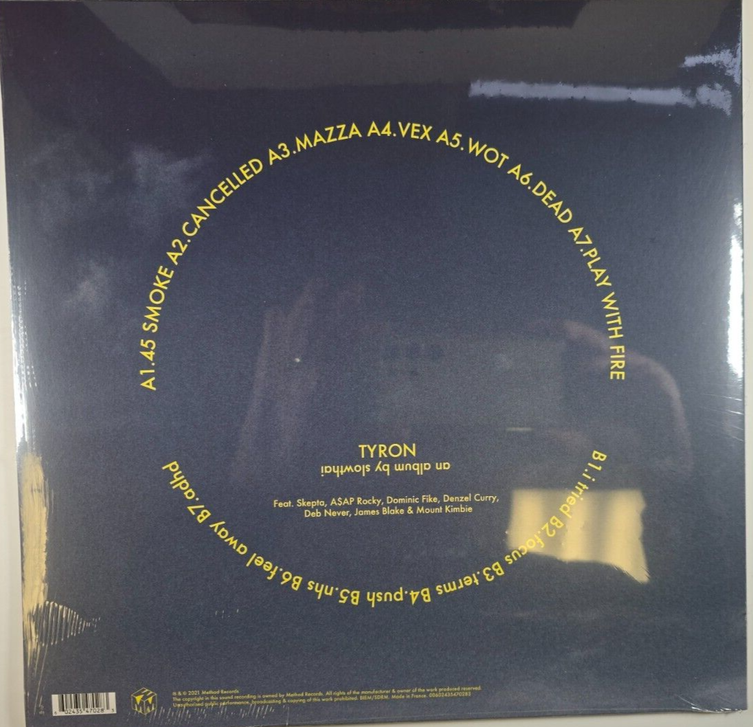 Slowthai – Tyron LP Album vinyl record 2021 grime hip hop on Method Records