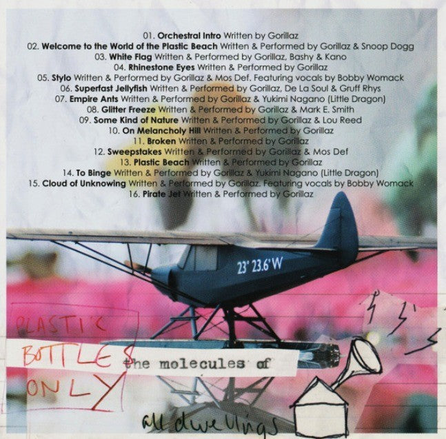 Gorillaz – Plastic Beach CD Album 2010 on Parlophone