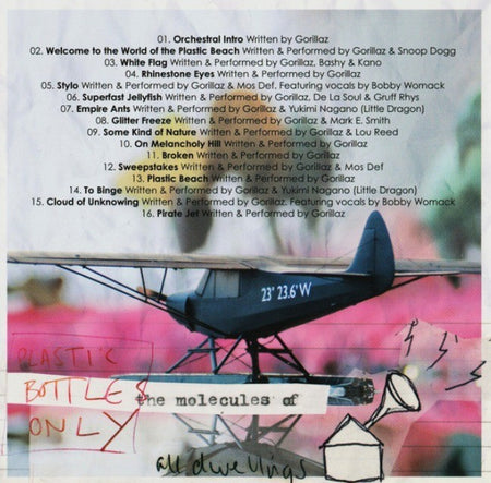 Gorillaz – Plastic Beach CD Album 2010 on Parlophone