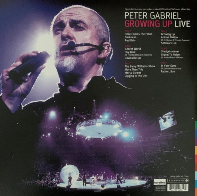 Peter Gabriel Growing Up Live LP Album vinyl record 3LP 2020 Half Speed remaster